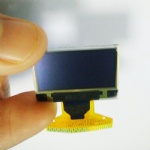 White 0.96 inch oled two color 12864 display module